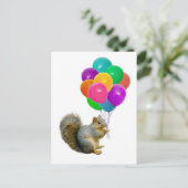 リス風船 ポストカード (スタンド正面)
