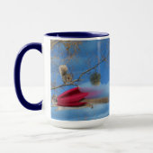 リス飛んでいるク マグカップ (左)