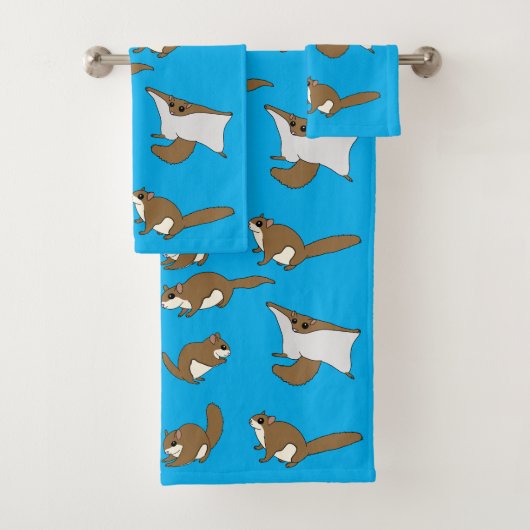 リス飛んでいるリス バスタオルセット (インサイチュ)