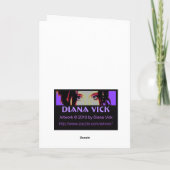 リス飛んでいるルのグリーティングカード カード (裏面)