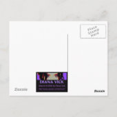 リス飛んでいるルはがき ポストカード (裏面)