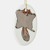 リス飛んでいるル セラミックオーナメント (右)