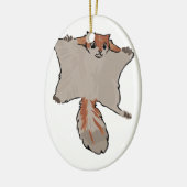 リス飛んでいるル セラミックオーナメント (左)