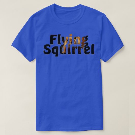 リス飛んでいるル Tシャツ (デザイン正面)