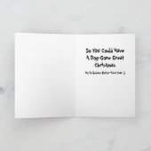 リス食べトいけな- Husky Dog Greeting Card カード (内部)