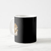 リス食べルの木の実 コーヒーマグカップ (正面左)