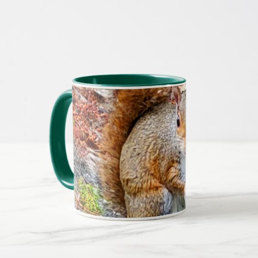 リス食べル食品 マグカップ (正面左)