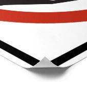 リス食べ物を与えクのハイウェイの標識を避ける ポスター (角)