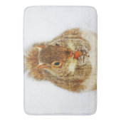 リス食べ物ルのコーン バスマット (正面縦)