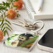 リス食べ物ル・モンキーのAウエハー・ビスケット キーホルダー (正面右)