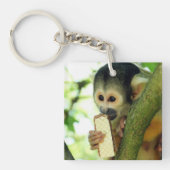 リス食べ物ル・モンキーのAウエハー・ビスケット キーホルダー (正面)
