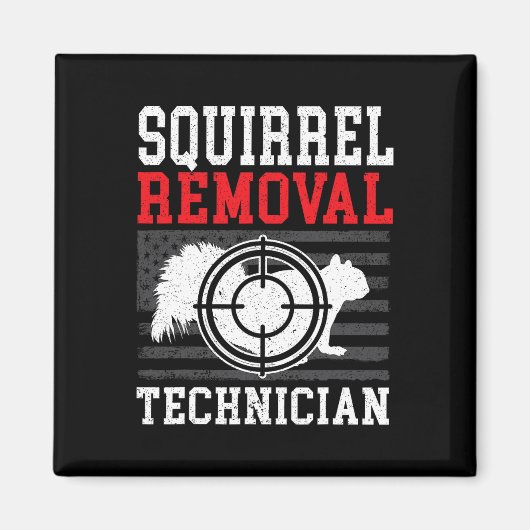 リス駆除技術者リス狩りAnima マグネット (正面)