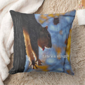 リス2の伸張 クッション (ブランケット)