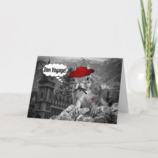 リス・アーフランスのティスト・ボン・ボヤジ カード (正面)