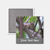 リス・イン・ツリー冷蔵庫用マグネット マグネット (正面/裏面)