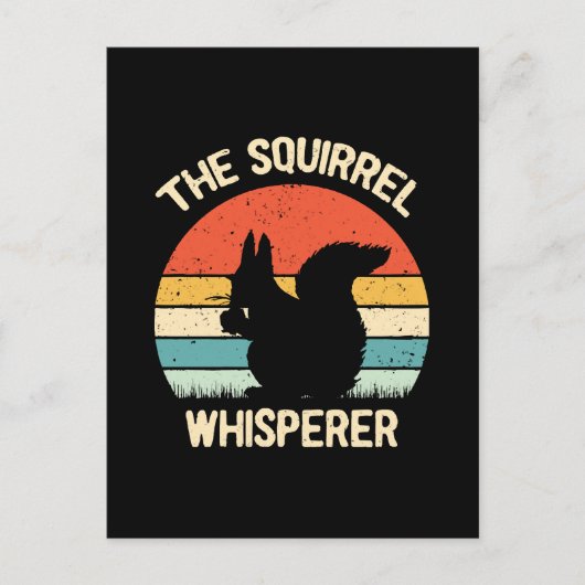 リス・ウィスパーラー・リス愛好家への贈り物 ポストカード (正面)