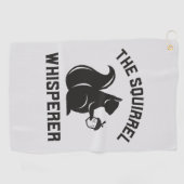 リス・ウィスパー | リス好き ゴルフタオル (横)