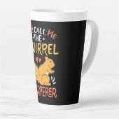 リス・ウイスラーと呼ばれている カフェラテマグ (右アングル)