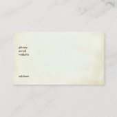 リス・カボチャ素朴リース 名刺 (裏面)