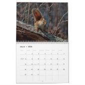 リス カレンダー (3月 2026)