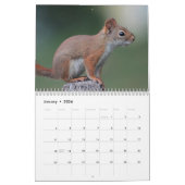 リス カレンダー (1月 2026)