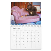 リス カレンダー (3月 2026)