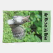 リス キッチンタオル (横)