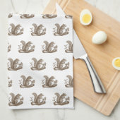 リス キッチンタオル (四つ折り)