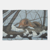 リス キッチンタオル (横)