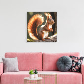 リス キャンバスプリント (インサイチュ (リビング))