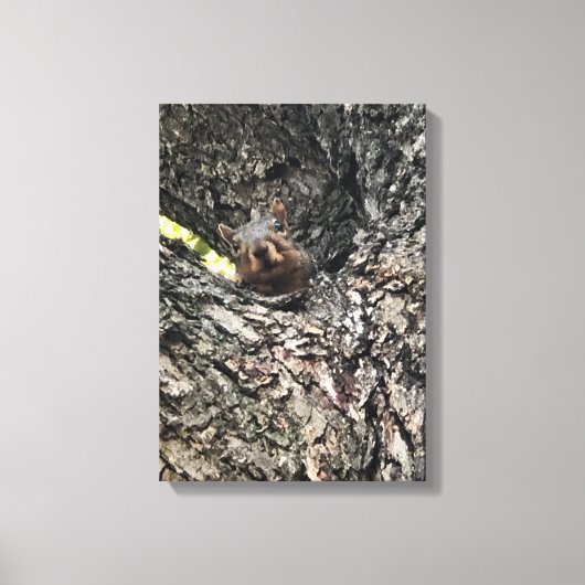 リス キャンバスプリント (正面)
