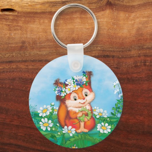 リス キーホルダー (正面)