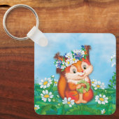 リス   キーホルダー (正面)