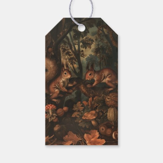 リス – ギフトラベル ギフトタグ (正面)