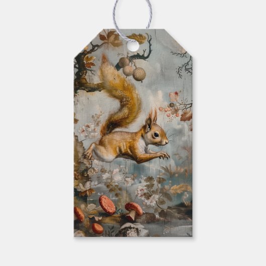 リス – ギフトラベル ギフトタグ (正面)