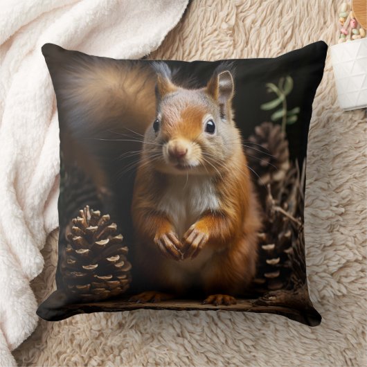 リス クッション (ブランケット)