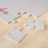 リス・クリスマストラクタパーソナライズされたー ジグソーパズル (側面)