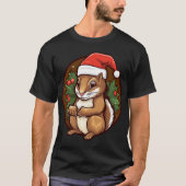 リス・クリスマス Tシャツ (正面)