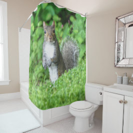 リス シャワーカーテン