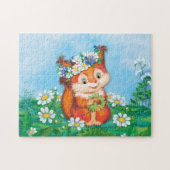 リス ジグソーパズル (横)