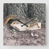 リス スクエア壁時計 (正面)