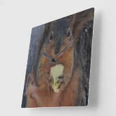 リス スクエア壁時計 (傾斜)