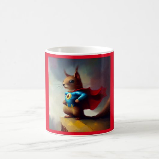 リス・スーパーヒーロー コーヒーマグカップ (中央)