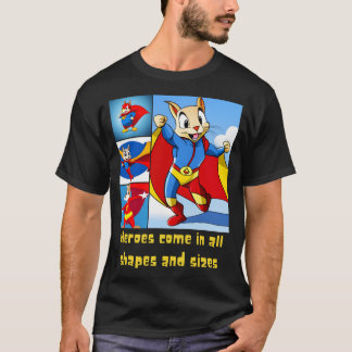 リス・スーパーヒーローTシャツ Tシャツ