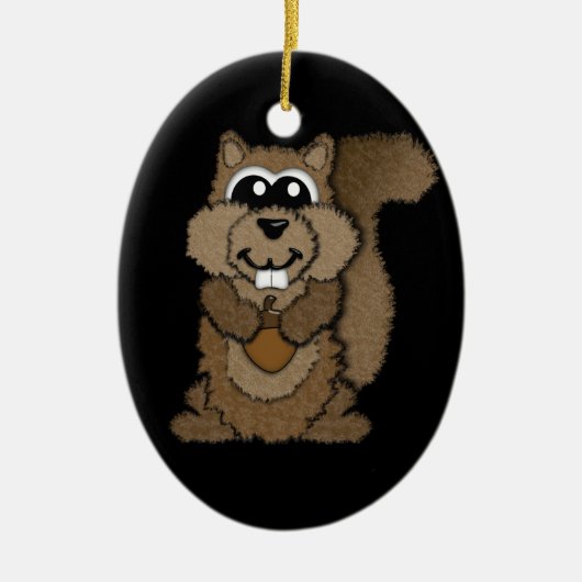 リス セラミックオーナメント (正面)