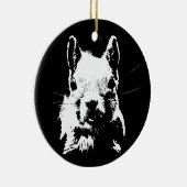 リス セラミックオーナメント (右)