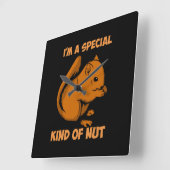 リス – ナットの特殊な種類 スクエア壁時計 (傾斜)