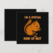 リス – ナットの特殊な種類 招待状 (正面/裏面)