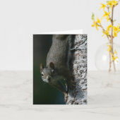 リス・ノテカード1 カード (黄色い花)