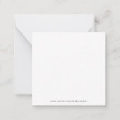 リス ノートカード (裏面)